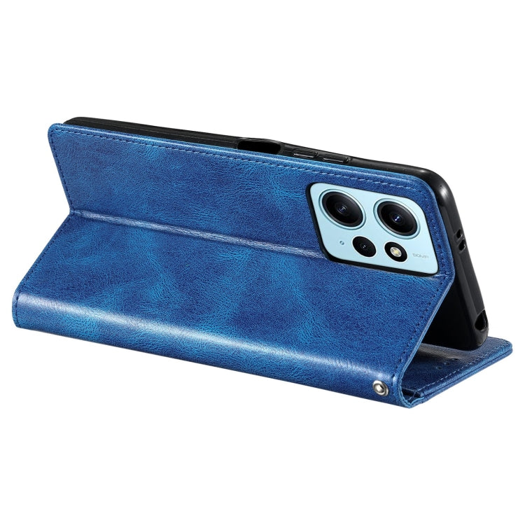 For Xiaomi Redmi Note 12 4G Simple 6-Card Wallet Leather Phone Case