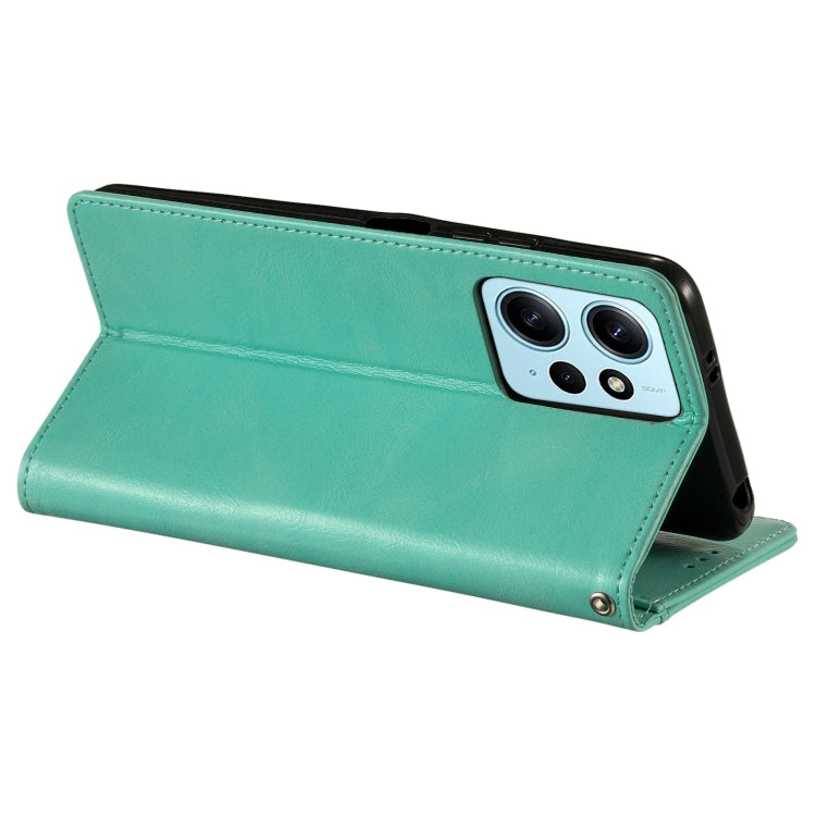 For Xiaomi Redmi Note 12 4G Simple 6-Card Wallet Leather Phone Case