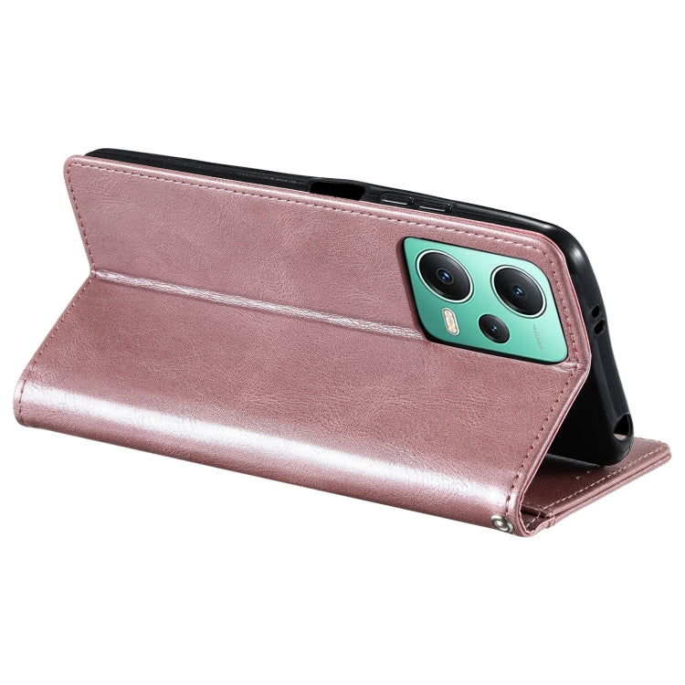 For Xiaomi Poco X5 Simple 6-Card Wallet Leather Phone Case