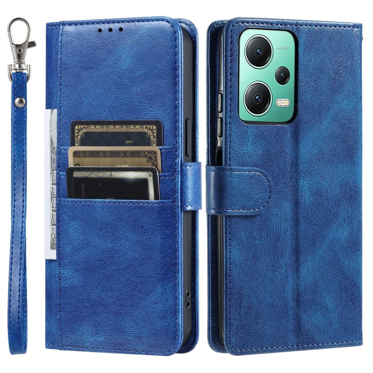 For Xiaomi Poco X5 Simple 6-Card Wallet Leather Phone Case