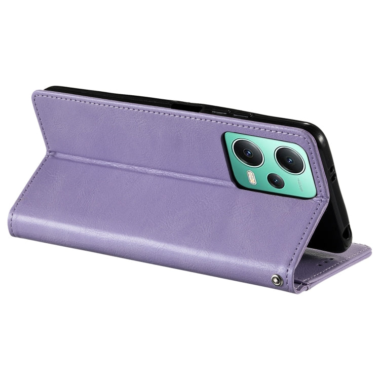 For Xiaomi Poco X5 Simple 6-Card Wallet Leather Phone Case
