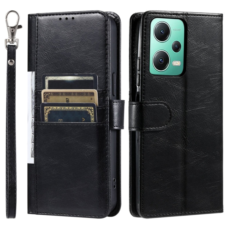 For Xiaomi Poco X5 Simple 6-Card Wallet Leather Phone Case