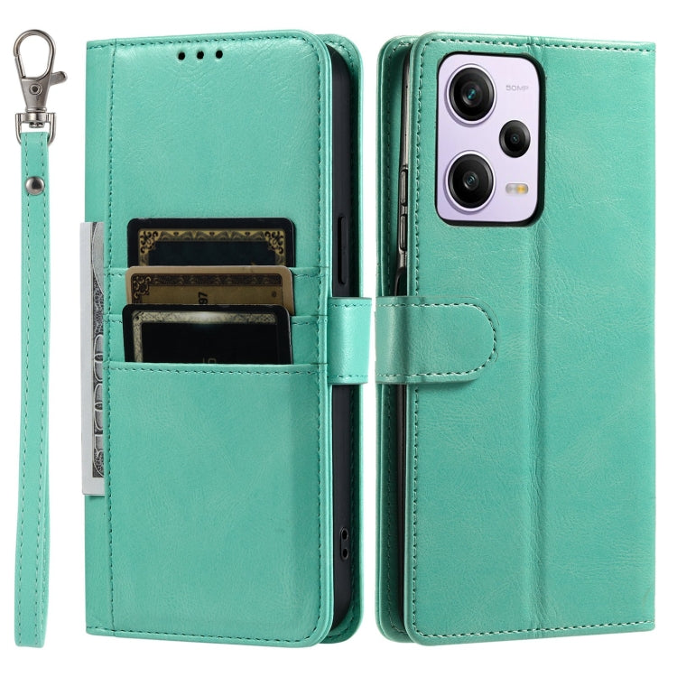 For Xiaomi Redmi Note 12 Pro 5G Simple 6-Card Wallet Leather Phone Case