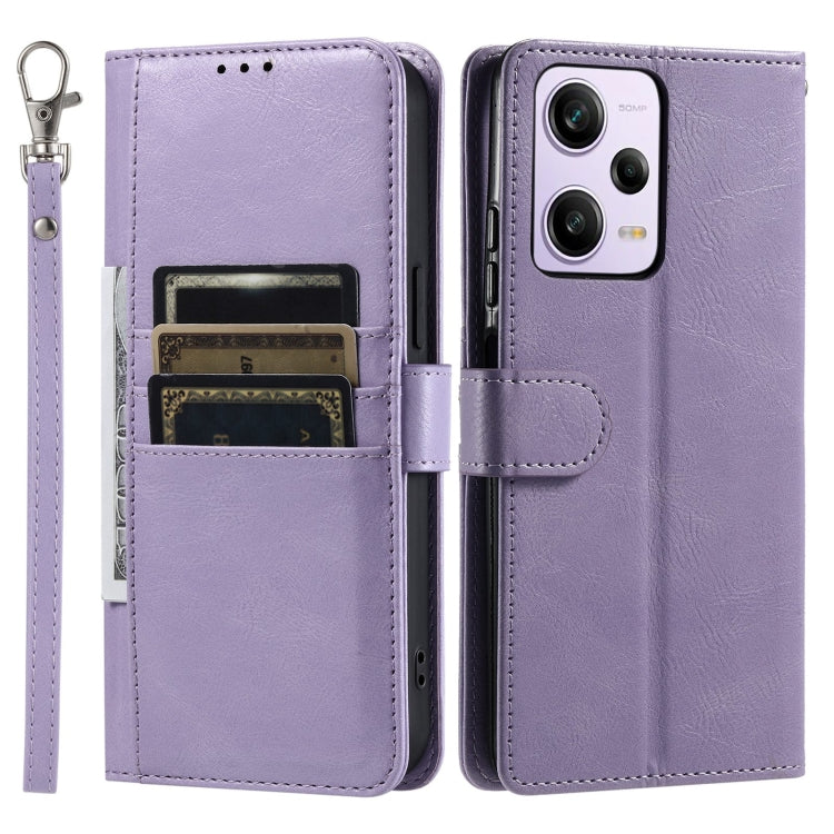 For Xiaomi Redmi Note 12 Pro 5G Simple 6-Card Wallet Leather Phone Case