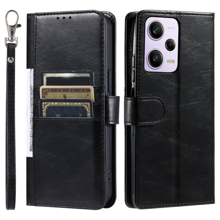For Xiaomi Redmi Note 12 Pro 5G Simple 6-Card Wallet Leather Phone Case