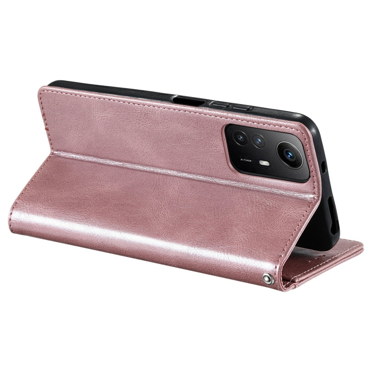 For Xiaomi Redmi Note 12S Simple 6-Card Wallet Leather Phone Case