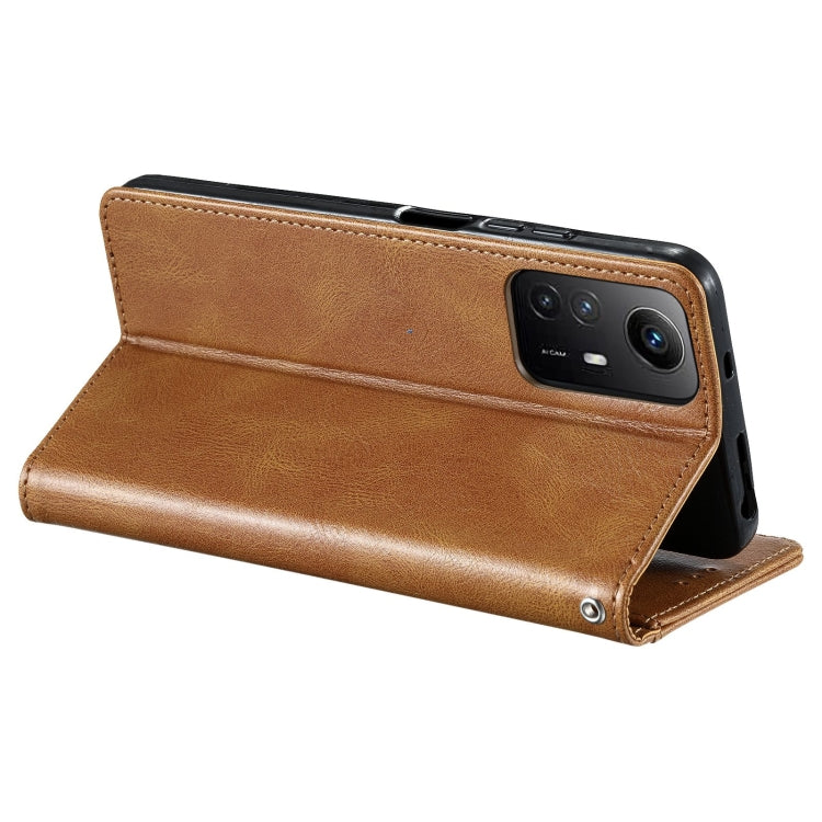 For Xiaomi Redmi Note 12S Simple 6-Card Wallet Leather Phone Case