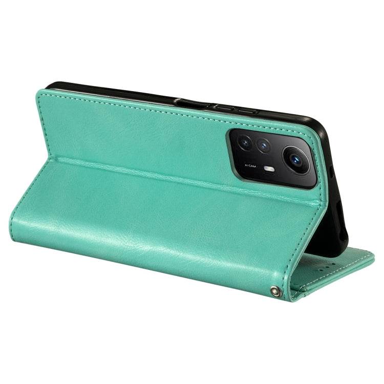 For Xiaomi Redmi Note 12S Simple 6-Card Wallet Leather Phone Case