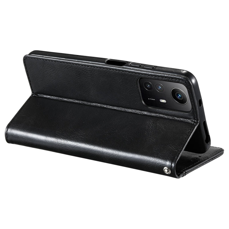 For Xiaomi Redmi Note 12S Simple 6-Card Wallet Leather Phone Case
