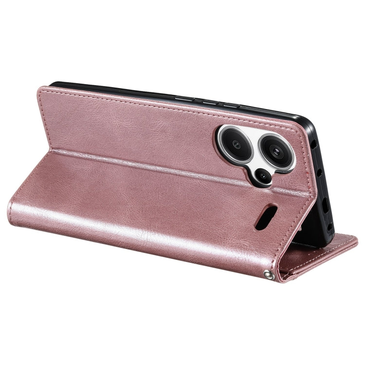 For Xiaomi Redmi Note 13 Pro+ Simple 6-Card Wallet Leather Phone Case