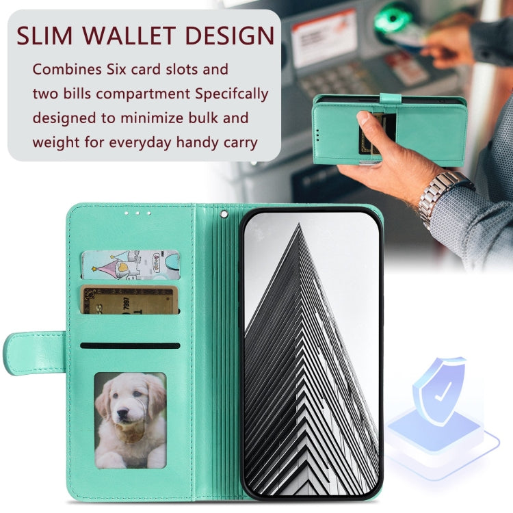 For Xiaomi Redmi Note 13 Pro+ Simple 6-Card Wallet Leather Phone Case