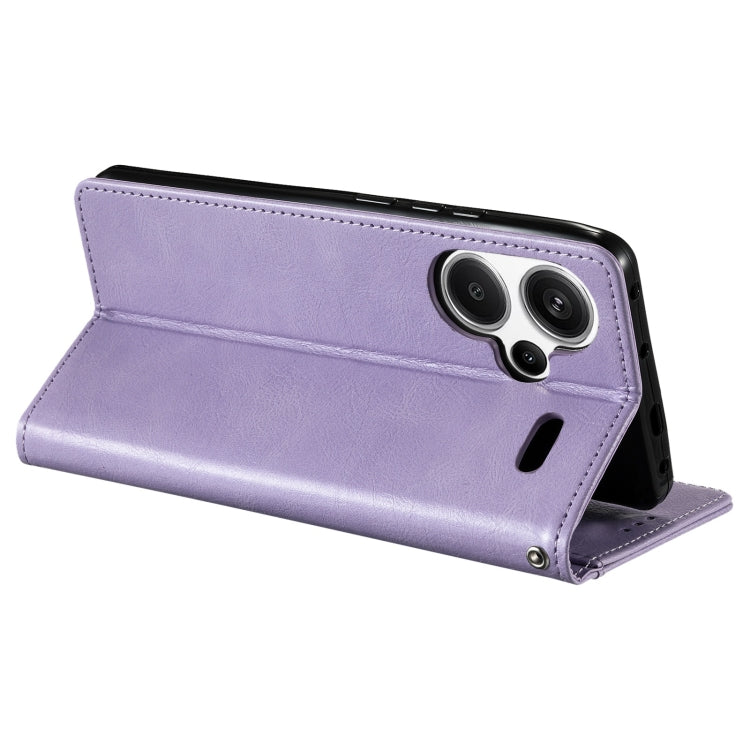 For Xiaomi Redmi Note 13 Pro+ Simple 6-Card Wallet Leather Phone Case