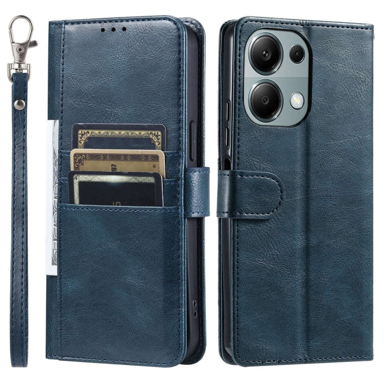 For Xiaomi Redmi Note 13 Pro 4G Simple 6-Card Wallet Leather Phone Case