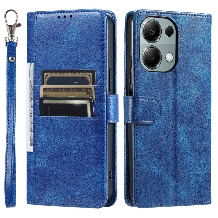 For Xiaomi Redmi Note 13 Pro 4G Simple 6-Card Wallet Leather Phone Case