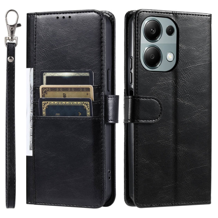 For Xiaomi Redmi Note 13 Pro 4G Simple 6-Card Wallet Leather Phone Case