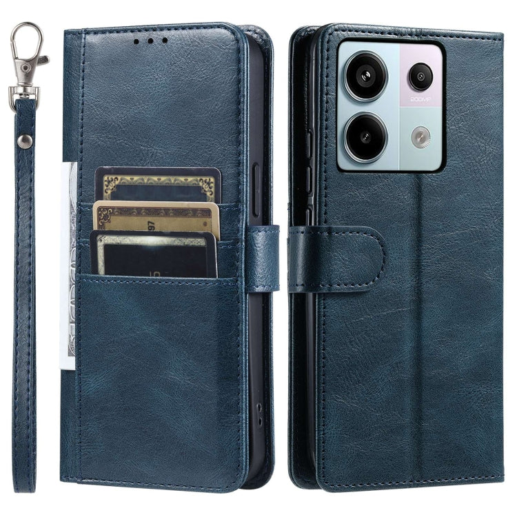 For Xiaomi Redmi Note 13 Pro 5G Simple 6-Card Wallet Leather Phone Case
