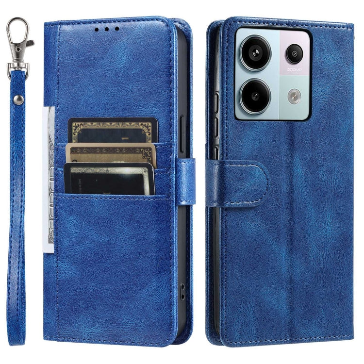 For Xiaomi Redmi Note 13 Pro 5G Simple 6-Card Wallet Leather Phone Case