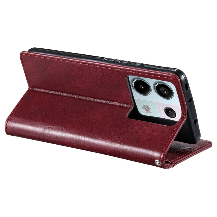 For Xiaomi Redmi Note 13 Pro 5G Simple 6-Card Wallet Leather Phone Case