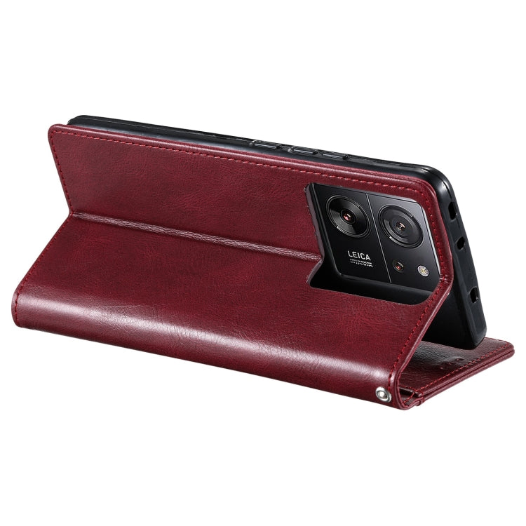 For Xiaomi 13T / 13T Pro Simple 6-Card Wallet Leather Phone Case