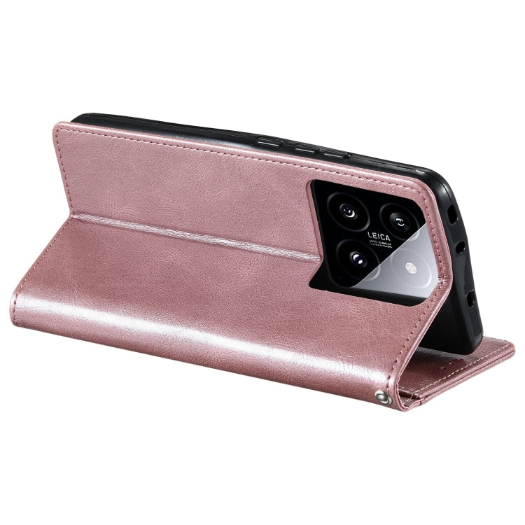 For Xiaomi 14 Simple 6-Card Wallet Leather Phone Case