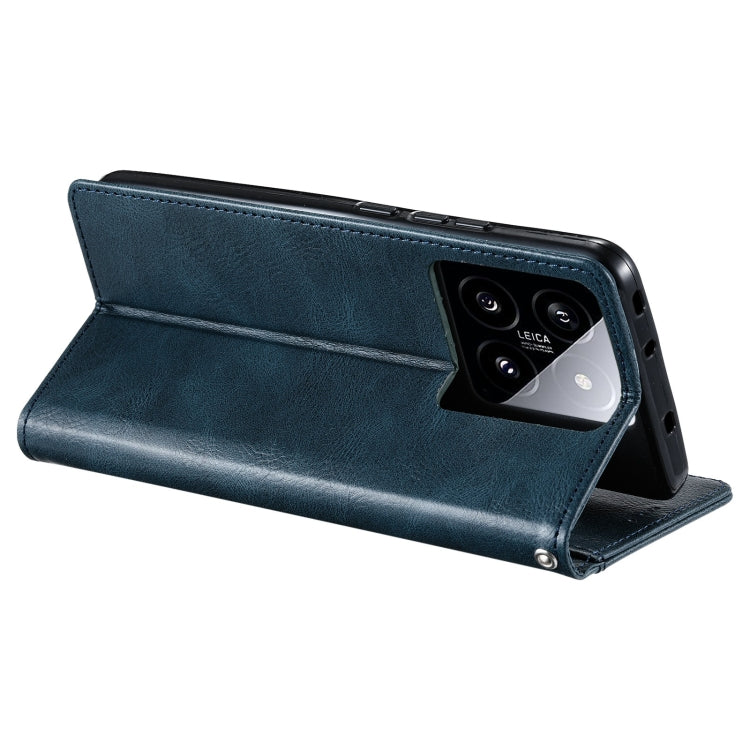 For Xiaomi 14 Simple 6-Card Wallet Leather Phone Case