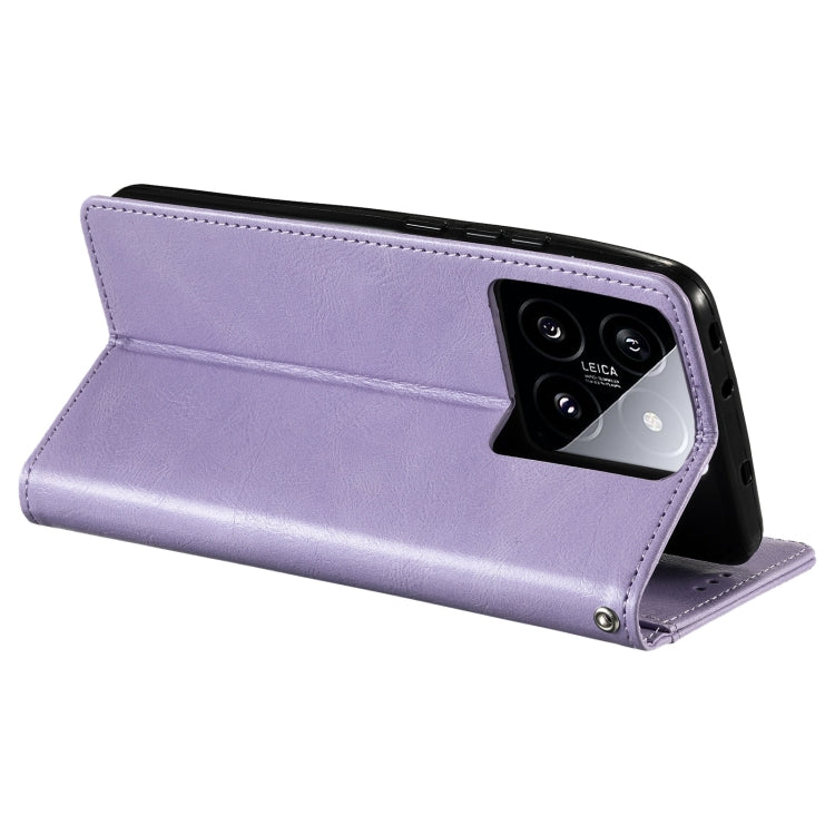 For Xiaomi 14 Simple 6-Card Wallet Leather Phone Case