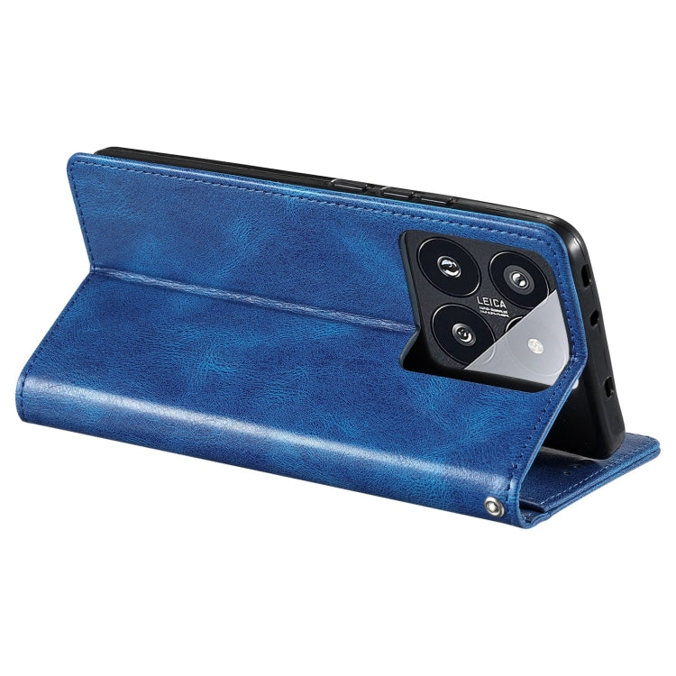 For Xiaomi 14 Pro Simple 6-Card Wallet Leather Phone Case