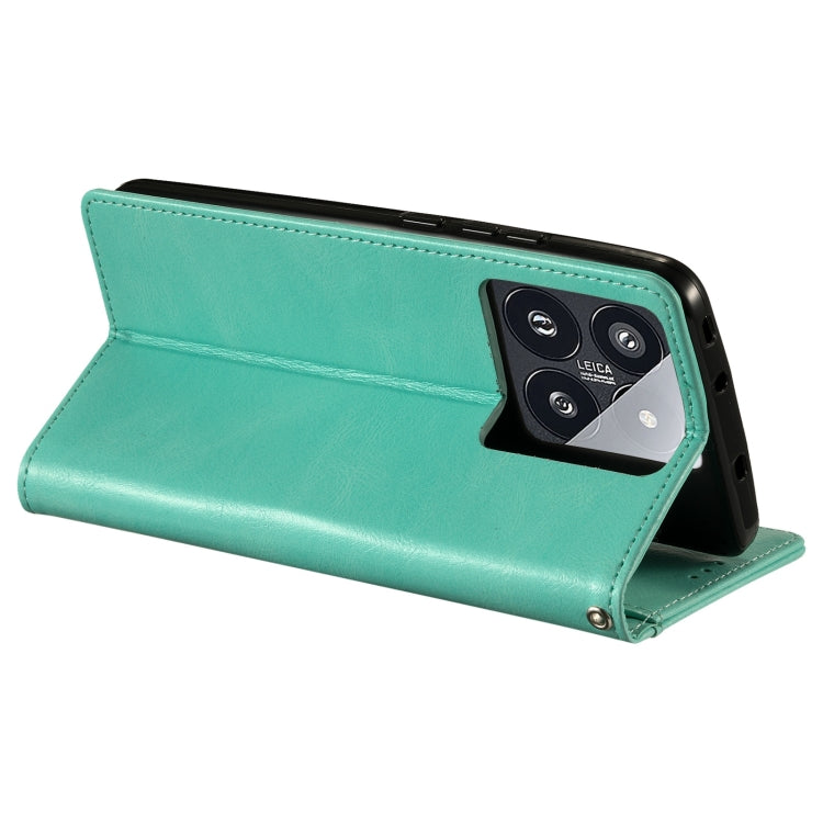 For Xiaomi 14 Pro Simple 6-Card Wallet Leather Phone Case