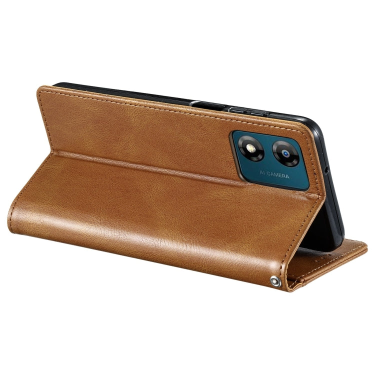 For Motorola Moto E13 Simple 6-Card Wallet Leather Phone Case