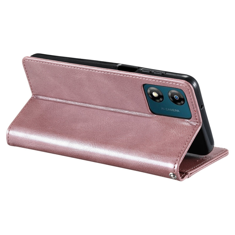 For Motorola Moto E13 Simple 6-Card Wallet Leather Phone Case