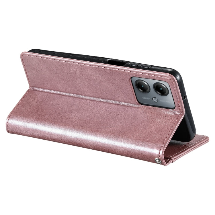 For Motorola Moto G14 Simple 6-Card Wallet Leather Phone Case