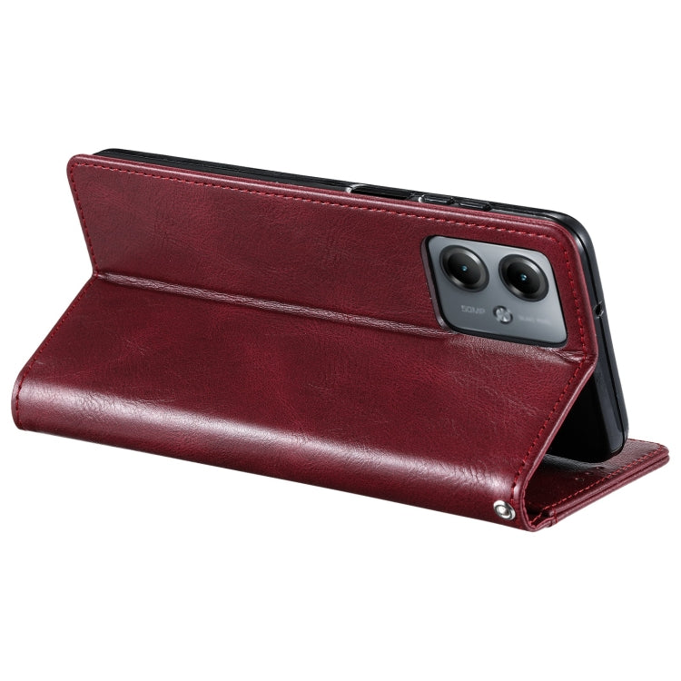 For Motorola Moto G14 Simple 6-Card Wallet Leather Phone Case