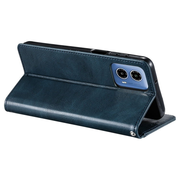 For Motorola Moto G34 Simple 6-Card Wallet Leather Phone Case
