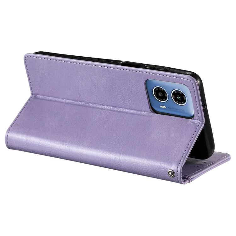 For Motorola Moto G34 Simple 6-Card Wallet Leather Phone Case