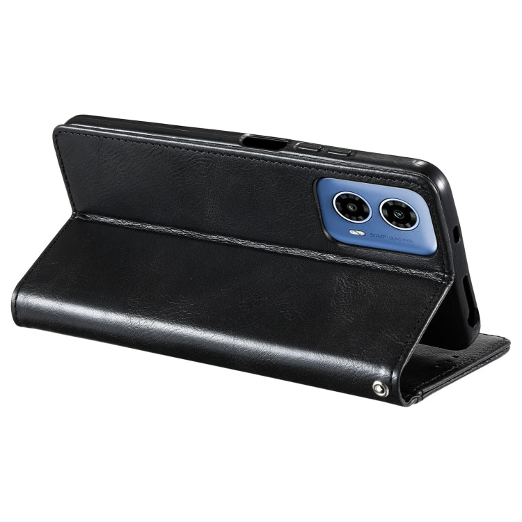 For Motorola Moto G34 Simple 6-Card Wallet Leather Phone Case