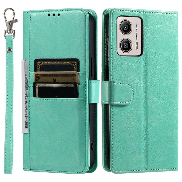 For Motorola Moto G53 5G Simple 6-Card Wallet Leather Phone Case