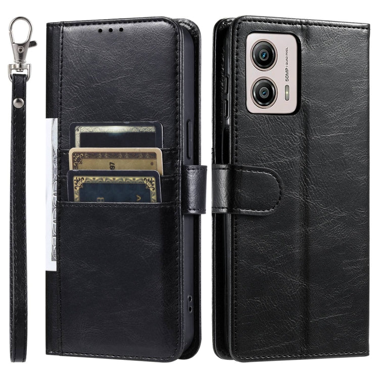 For Motorola Moto G53 5G Simple 6-Card Wallet Leather Phone Case