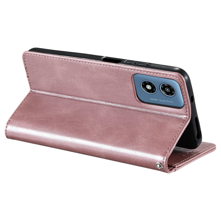 For Motorola Moto G Play 2024 Simple 6-Card Wallet Leather Phone Case