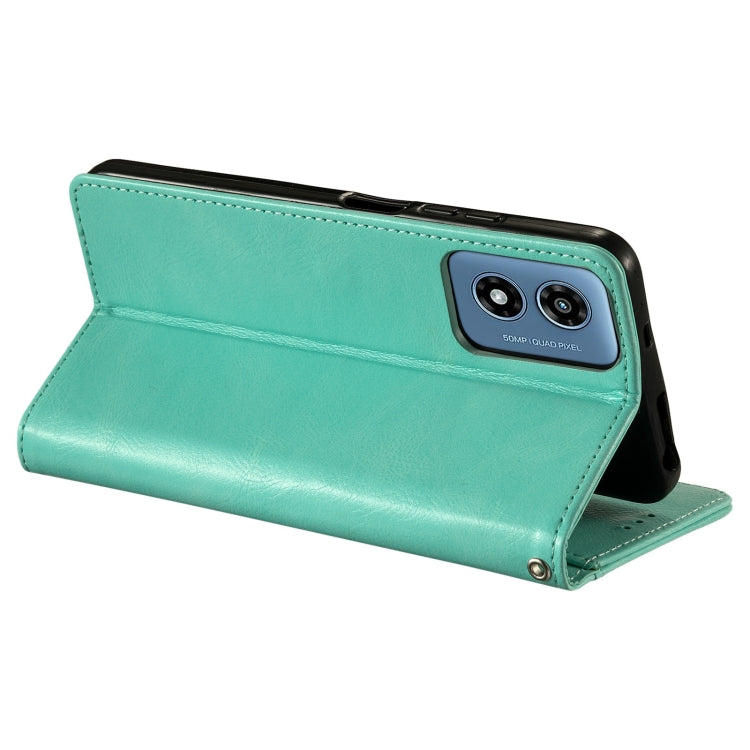 For Motorola Moto G Play 2024 Simple 6-Card Wallet Leather Phone Case