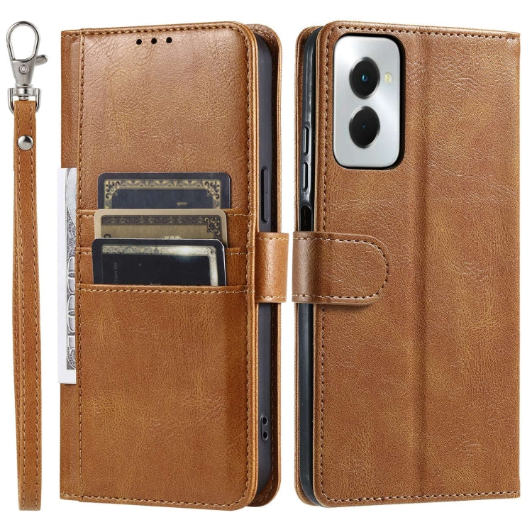 For Motorola Moto G Power 2024 Simple 6-Card Wallet Leather Phone Case