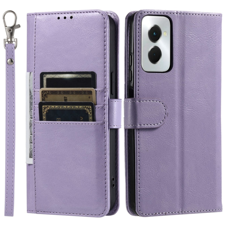 For Motorola Moto G Power 2024 Simple 6-Card Wallet Leather Phone Case