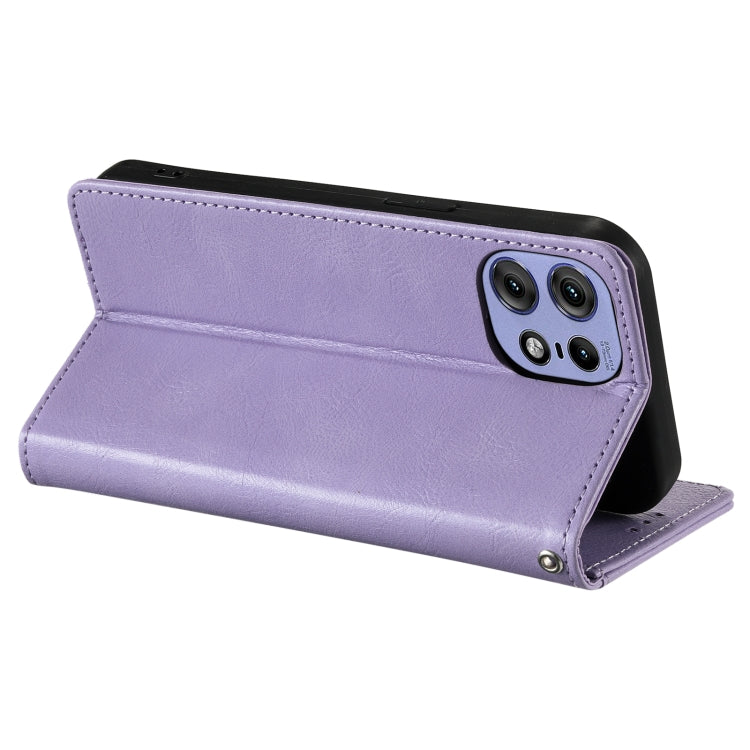 For Motorola Edge 50 Pro Simple 6-Card Wallet Leather Phone Case
