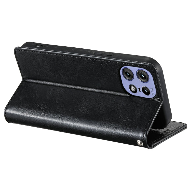 For Motorola Edge 50 Pro Simple 6-Card Wallet Leather Phone Case