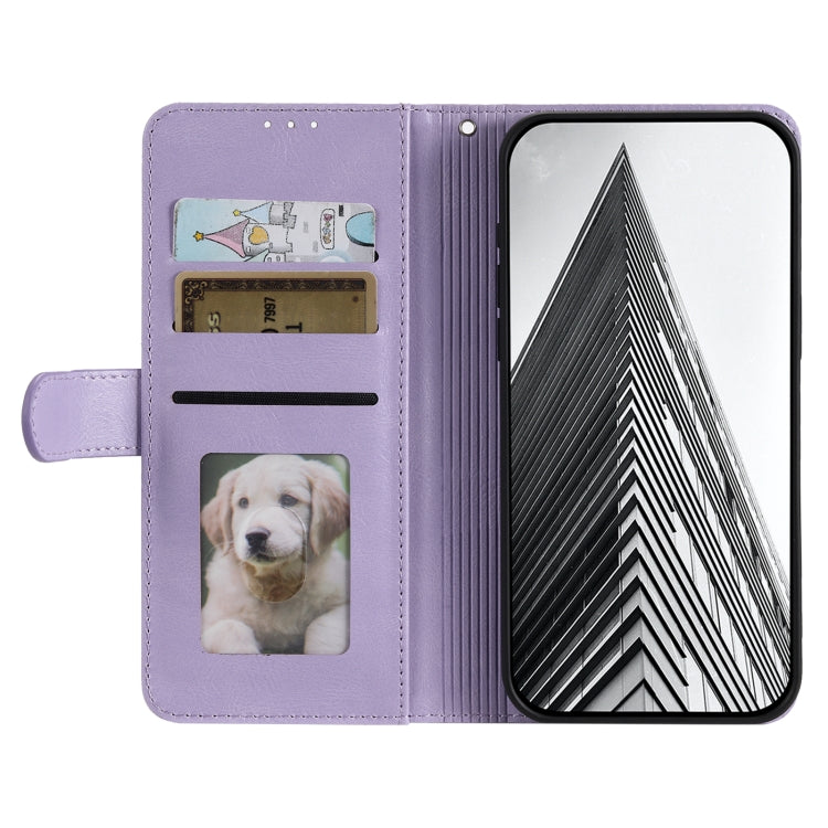 For Motorola Moto E14 Simple 6-Card Wallet Leather Phone Case