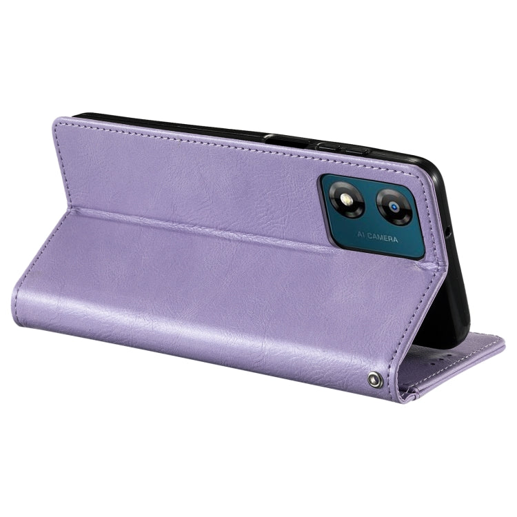 For Motorola Moto E14 Simple 6-Card Wallet Leather Phone Case
