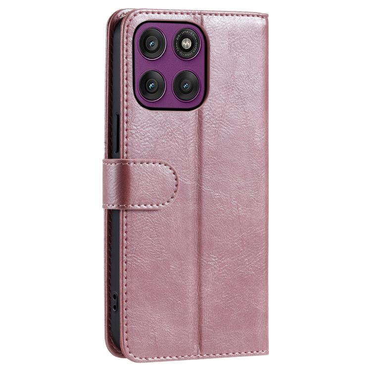For Motorola Edge 60 Pro Simple 6-Card Wallet Leather Phone Case