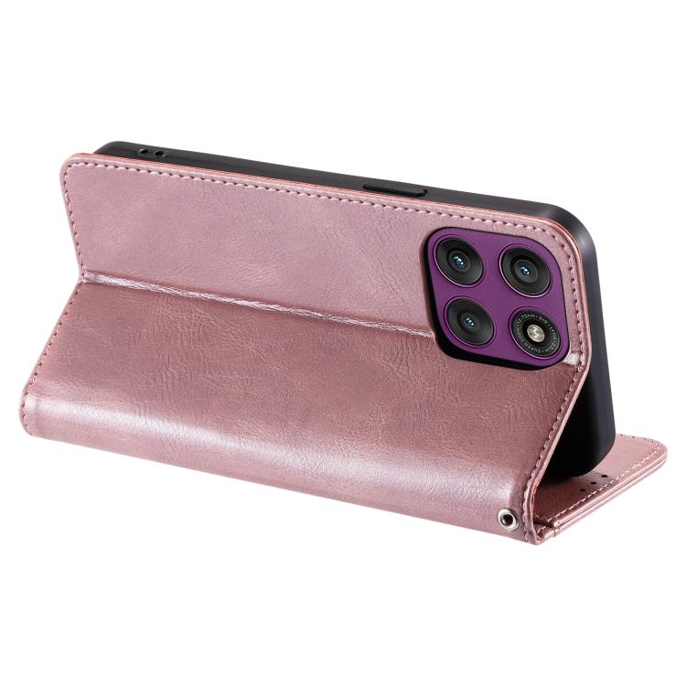 For Motorola Edge 60 Pro Simple 6-Card Wallet Leather Phone Case
