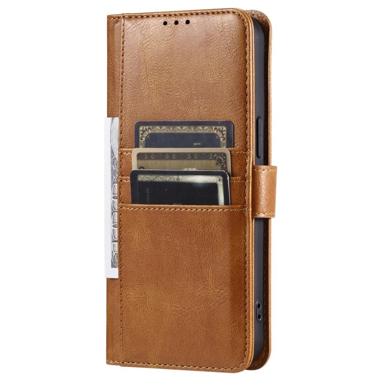 For Motorola Edge 60 Pro Simple 6-Card Wallet Leather Phone Case