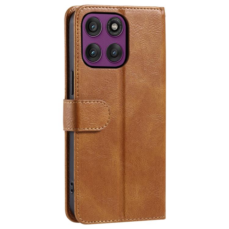 For Motorola Edge 60 Pro Simple 6-Card Wallet Leather Phone Case