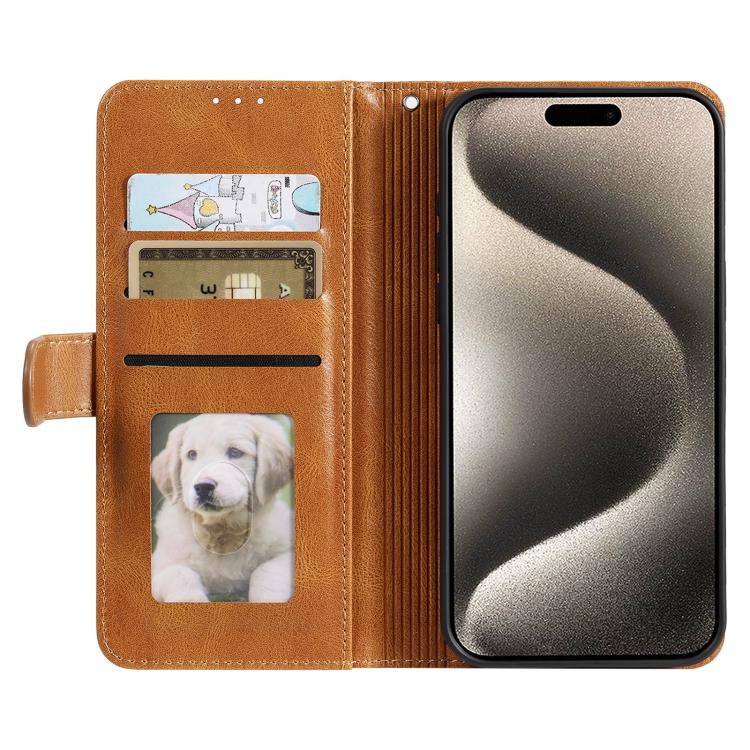 For Motorola Edge 60 Pro Simple 6-Card Wallet Leather Phone Case